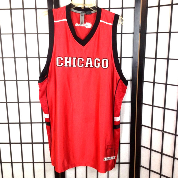 Clench Jeans Jersey Chicago Hall Of Fame Red 22 - Picture 1 of 8